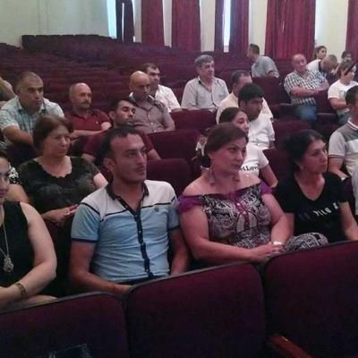 Ağdam Dövlət Dram Teatrının kollektivi ilə görüş